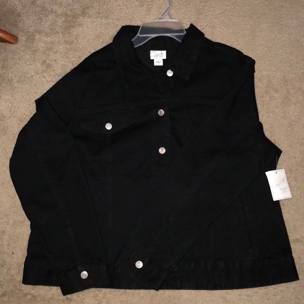 Black jean jacket